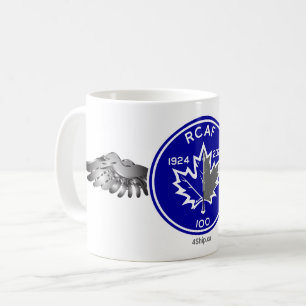 RCAF 100 Grijze Logo Mok
