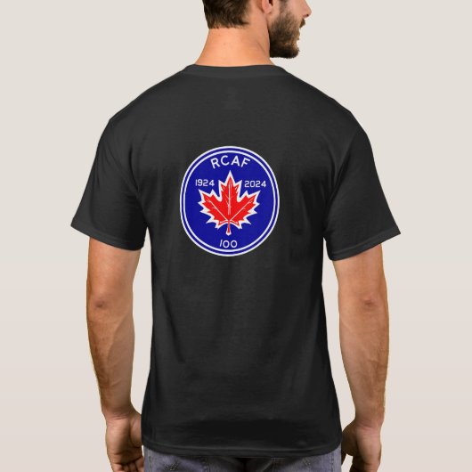 RCAF 100 Logo Shirt voor en achter (Achterkant)