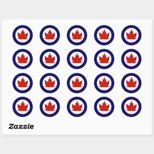 RCAF Roundel Stickers (Vel)