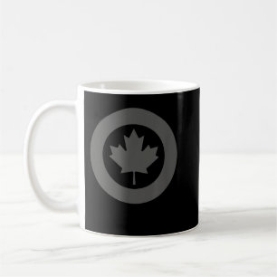 RCAF Royal Canadian Air Force Roundel Maple Leaf L Koffiemok