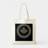 RCAF Royal Canadian Air Force Roundel Maple Leaf L Tote Bag (Achterkant)