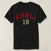 Rcb Virat Kholi T-shirt (Design voorkant)