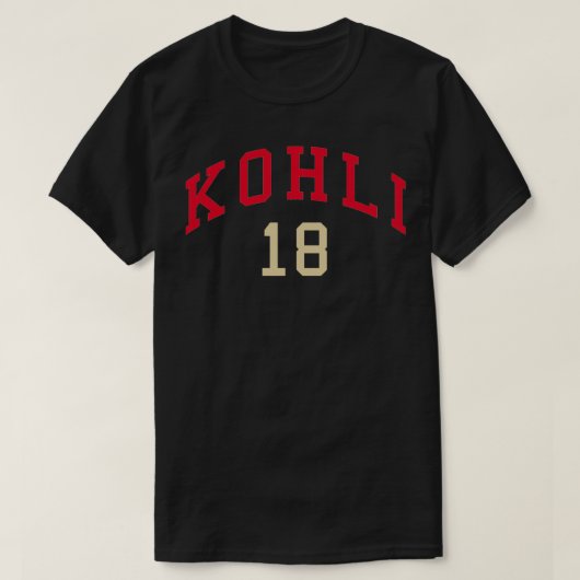 Rcb Virat Kholi T-shirt (Design voorkant)