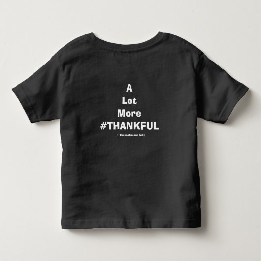 RCCG #Thankful T-Shirt Toodlers (Achterkant)