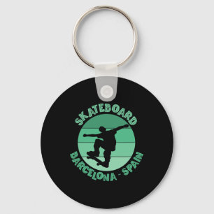 Rcelona Skateboarder Urn Skateboarden Sleutelhanger