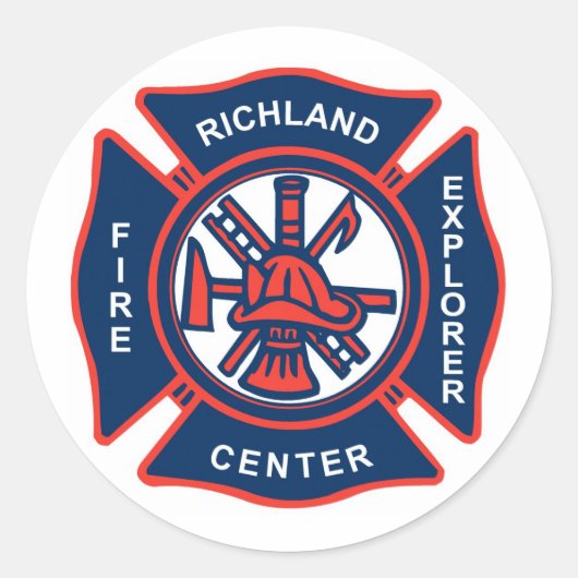 RCFE-sticker - 3" Ronde Sticker (Voorkant)