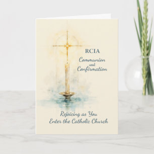 RCIA Communie Bevestiging Katholieke Kerk Kaart
