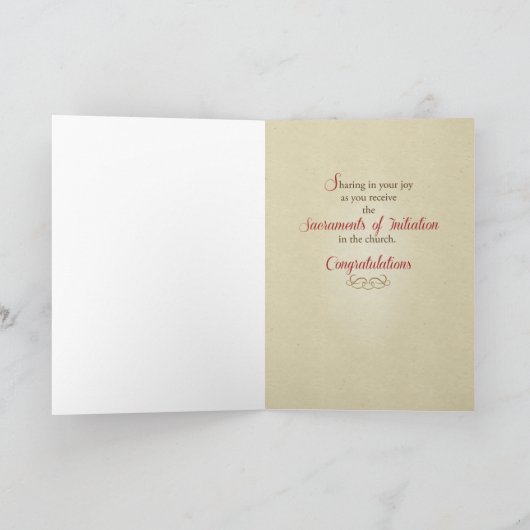 RCIA, gelukwensen, neef, zegen, geloof, c Kaart (Binnen)