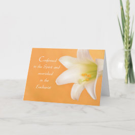 RCIA vieren Gefeliciteerd Lily Gouden Kleur Kaart