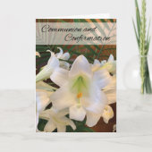 RCIA White Lilies Ferns Kaart (Voorkant)