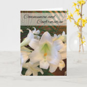 RCIA White Lilies Ferns Kaart (Gele Bloem)