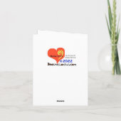 RCMP-dagmontage op paardenSilhouette-kaart Kaart (Achterkant)