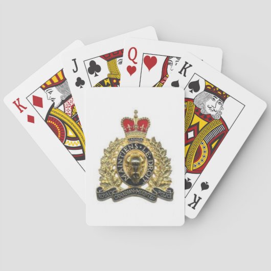 Rcmp-kaartspelen Pokerkaarten (Achterkant)