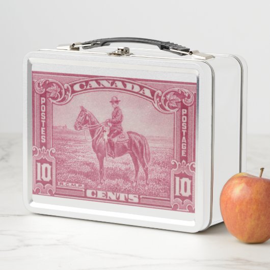 RCMP Mountie Metal Lunchbox (In situ)