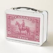 RCMP Mountie Metal Lunchbox (Achterkant)
