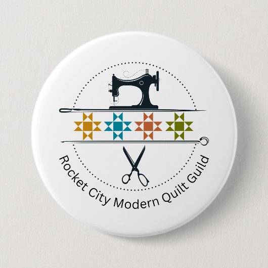 RCMQG-knop Ronde Button 7,6 Cm (Voorkant)