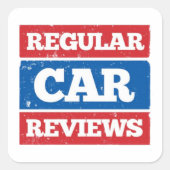 RCR Logo-Sticker Vierkante Sticker (Voorkant)