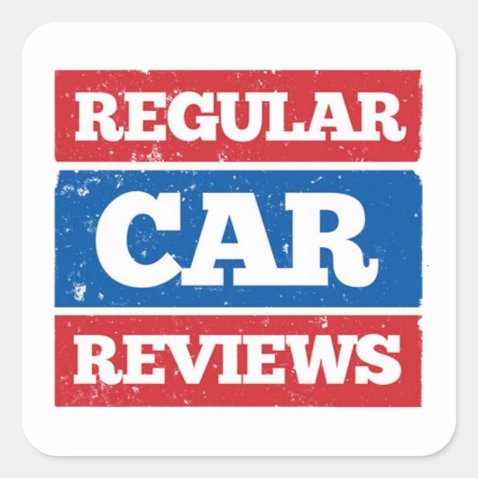 RCR Logo-Sticker Vierkante Sticker (Voorkant)