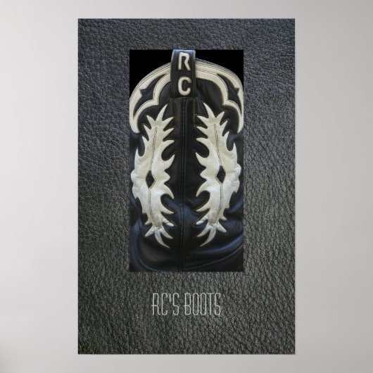 RC's Boots-Poster Poster (Voorkant)