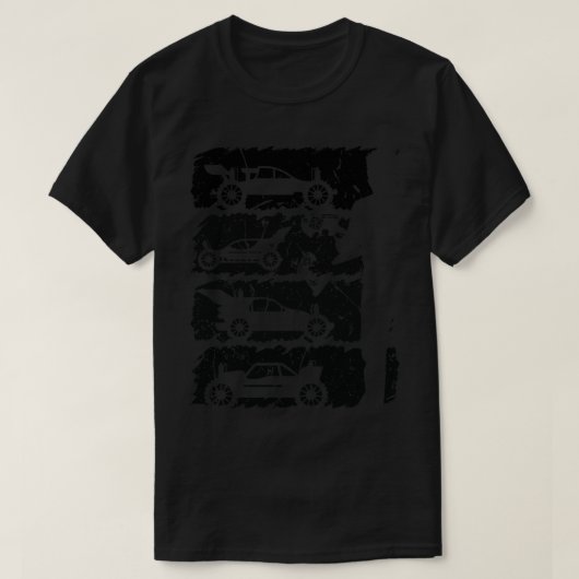 RC's Silhouet Afstandsbediening T-shirt (Design voorkant)