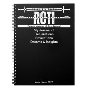 RCTI 2025 Spirituele oorlogvoering tijdschrift (zw Notitieboek