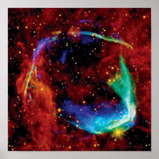RCW 86 Supernovarest - NASA Hubble-ruimtefoto Poster (Voorkant)
