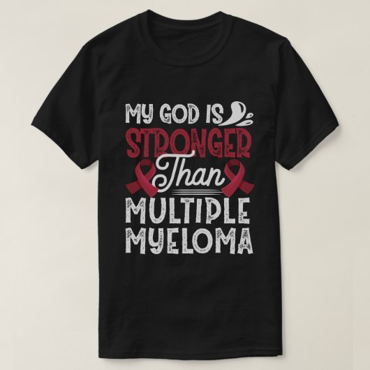 RD Bloedkanker Overleving - Meervoudig myeloom bew T-shirt (Design voorkant)