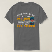 RD-bus chauffeur oude bedieningsplentegelaar unifo T-shirt (Design voorkant)