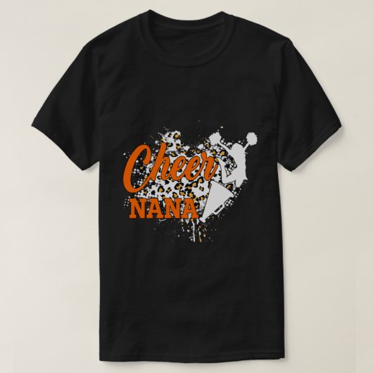 Rd Cheer Nana on Cheetah Shirt, Shirt sport (Design voorkant)
