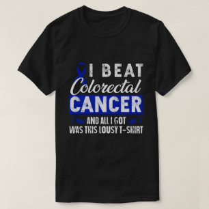 RD Colorectale kanker Overleving Giften I Beat Col T-shirt