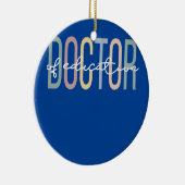 rd d Boho Doctor in het onderwijs Keramisch Ornament (Rechts)