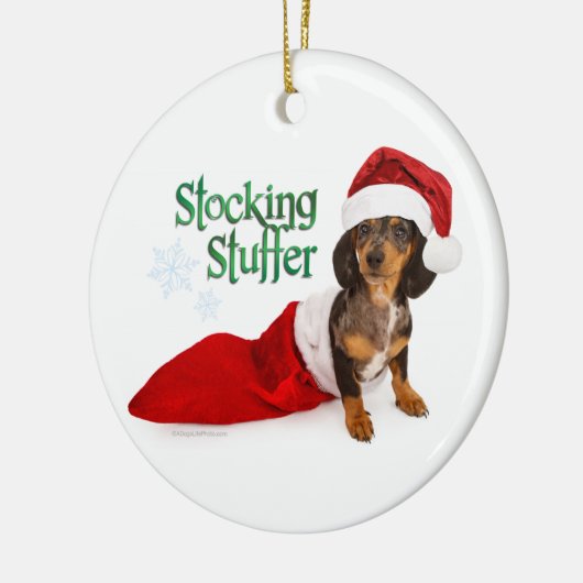 RD Dachshund Stocking Stuffer Ornament (Links)