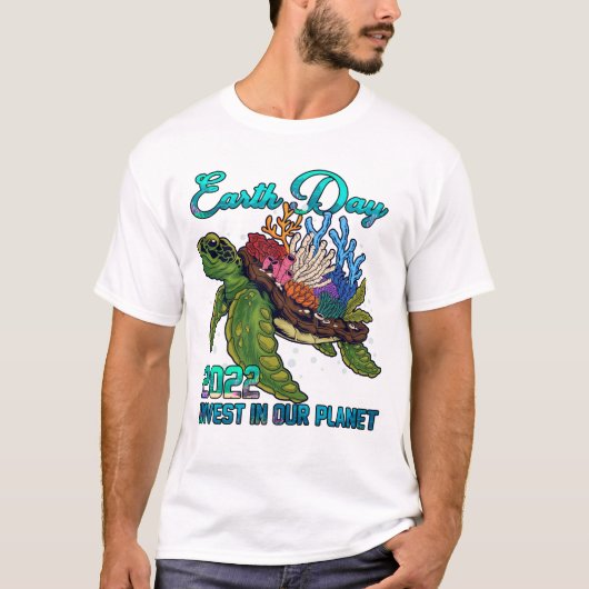 RD Earth Day 2022 Shirt, investeer in onze planeet T-shirt (Voorkant)