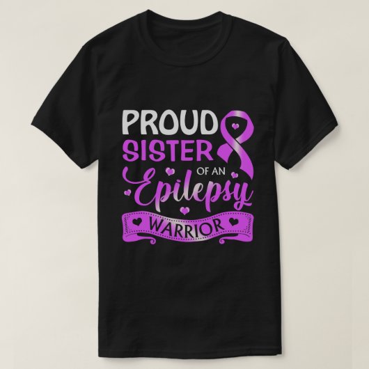 RD Epilepsy Shirt, Epilepsy Bewustheid T-shirt (Design voorkant)