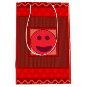 Rd&G VStripes Smile Tile Gift Bag Medium Cadeauzakje (Voorkant)