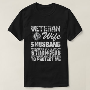 RD Gepersonaliseerd veteraan vrouw, legerechtgenoo T-shirt