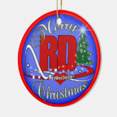 RD GEREGISTREERD DIETISCH MERRY CHRISTMAS ORNAMENT (Links)