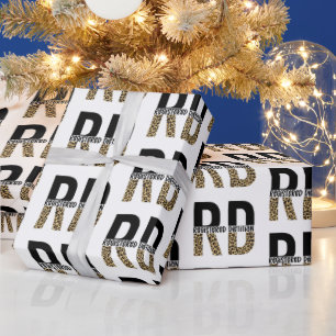 RD Geregistreerd Dietitian Cheetah Print RD Gift Cadeaupapier