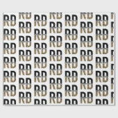 RD Geregistreerd Dietitian Cheetah Print RD Gift Cadeaupapier (Vlak)