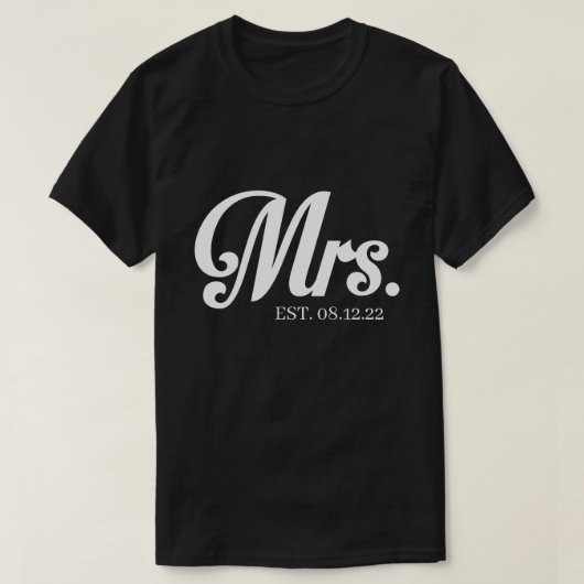 RD heeft de heer en mevrouw Shirt gepersonaliseerd (Design voorkant)