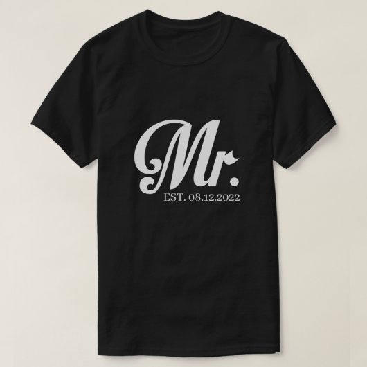 RD heeft de heer en mevrouw Shirt gepersonaliseerd (Design voorkant)