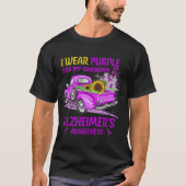 RD ik Draag Paars voor mijn oma, Alzheimer AWare T-shirt (Voorkant)