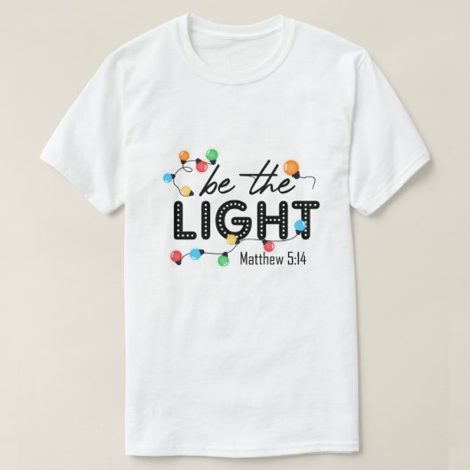 RD licht, kerstlicht Shirt, Christelijk T-shirt (Design voorkant)