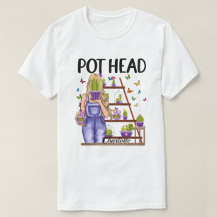 RD Personalized Pot Head Shirt, Birthday Gift T-shirt