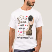 RD Persoonlijke gelukkige verjaardag voor mij T-shirt (Voorkant)