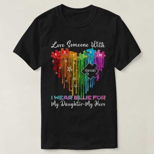 RD persoonlijke liefde iemand met autisme T-shirt (Design voorkant)