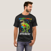 Rd Rawrsomely Different Dinosaur Autism Awareness T-shirt (Voorkant volledig)