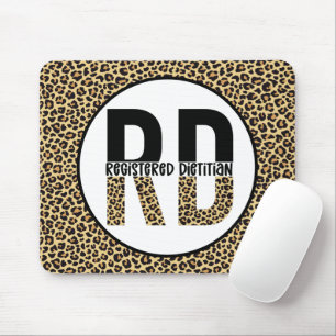 RD Registered Dietitian Cheetah Print RD Gifts Muismat