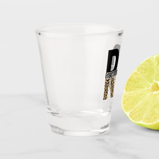 RD Registered Dietitian Cheetah Print RD Gifts Shot Glas (Links)