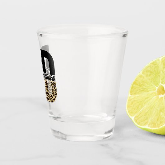 RD Registered Dietitian Cheetah Print RD Gifts Shot Glas (Rechts)
